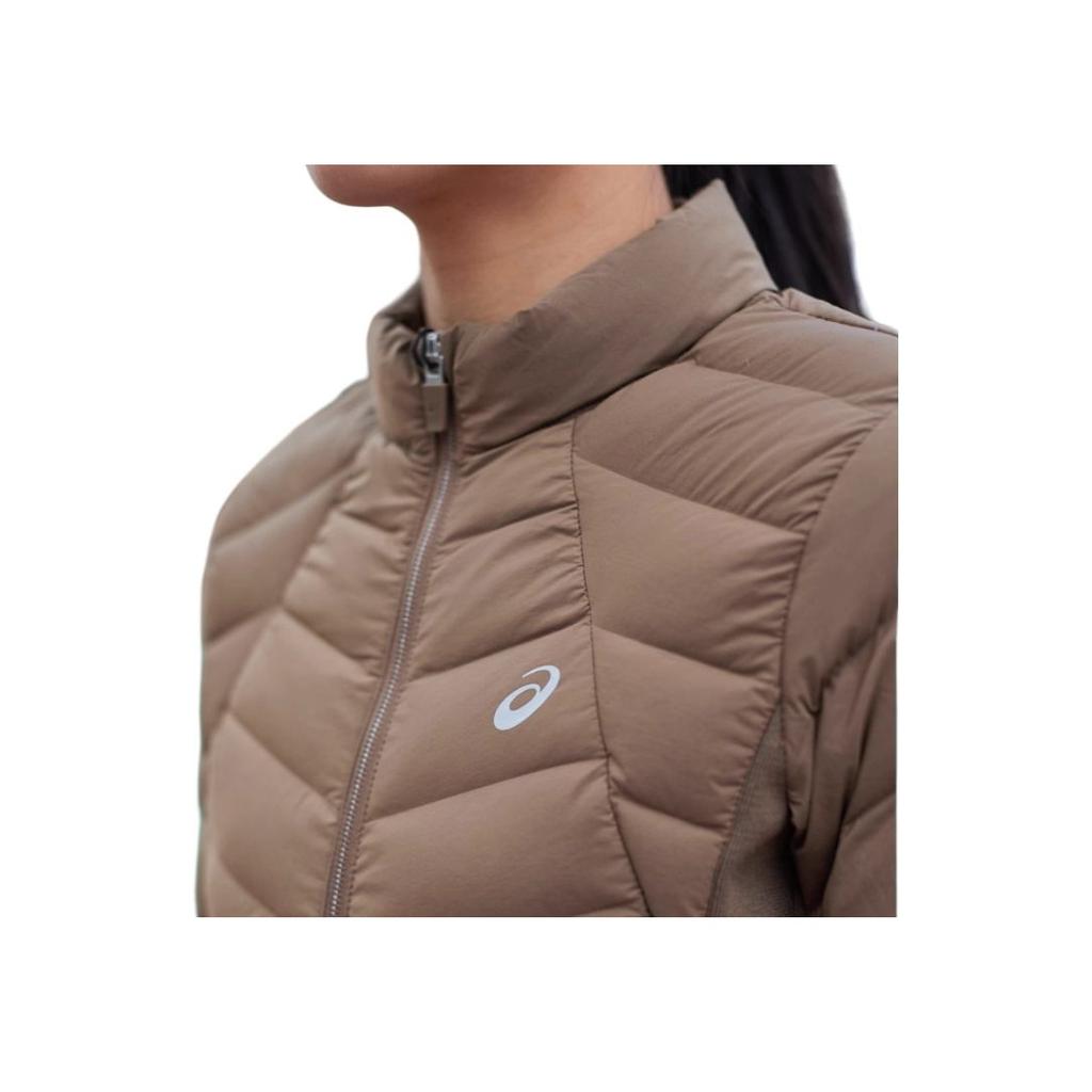 Asics Lightweight Warm Stand Collar Zipper Slim Fit Long Sleeve Down Jacket Women Outerwear 2032D407-200