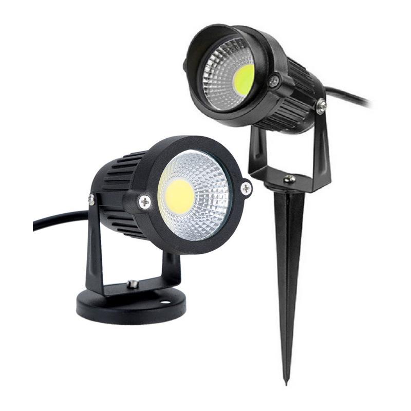 5W Outdoor Waterproof Low Voltage Landscape Spotlight for Courtyard and Tree - 12V Plug-in Ground Light