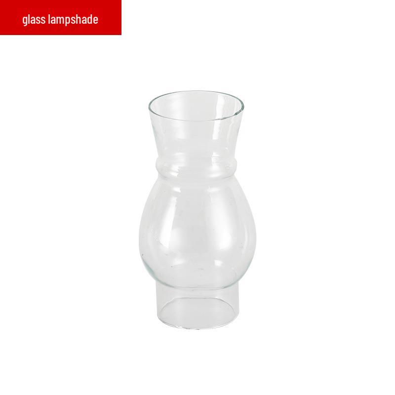 Винтажная керосиновая стеклянная лампа-фонарь — ностальгическая масляная лампа для Будды или вечная лампа.