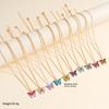10 Pcs Fashion Butterfly Necklaces For Women Boho Vintage Colorful Simple Pendant Choker Chain New Jewelry Gifts
