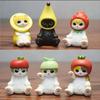 Mofusand Blind Box Toy Fruit Series Cat Cute Anime Action Figure Doll Desktop Decoration Collection Children's Birthday Gifts