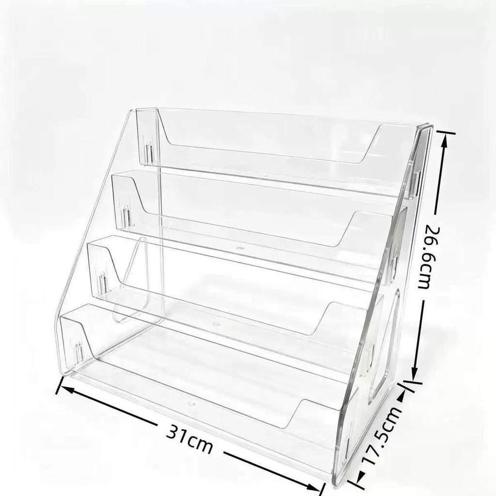 Baji Multi-layer Transparent Desktop Display Stand for Badges
