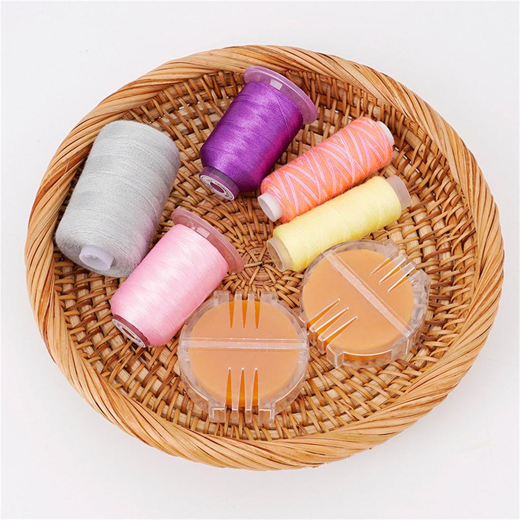 Thread Conditioner with Clear Case Sewing Thread Conditioner for Hand Quilting Embroidery Strengthening Sewing Line