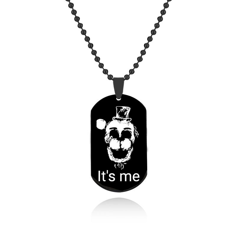 High-Quality Anime High-Quality Game High-Quality Figures High-Quality Freddy High-Quality Stainless High-Quality Steel High-Quality Necklace