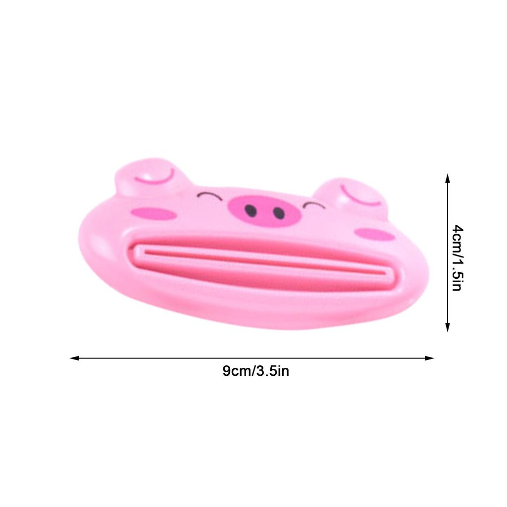 Wiwilys Zahnpastatube-Quetscher, niedlicher praktischer Cartoon-Kunststoff, Frösche, Pandas, Schweine