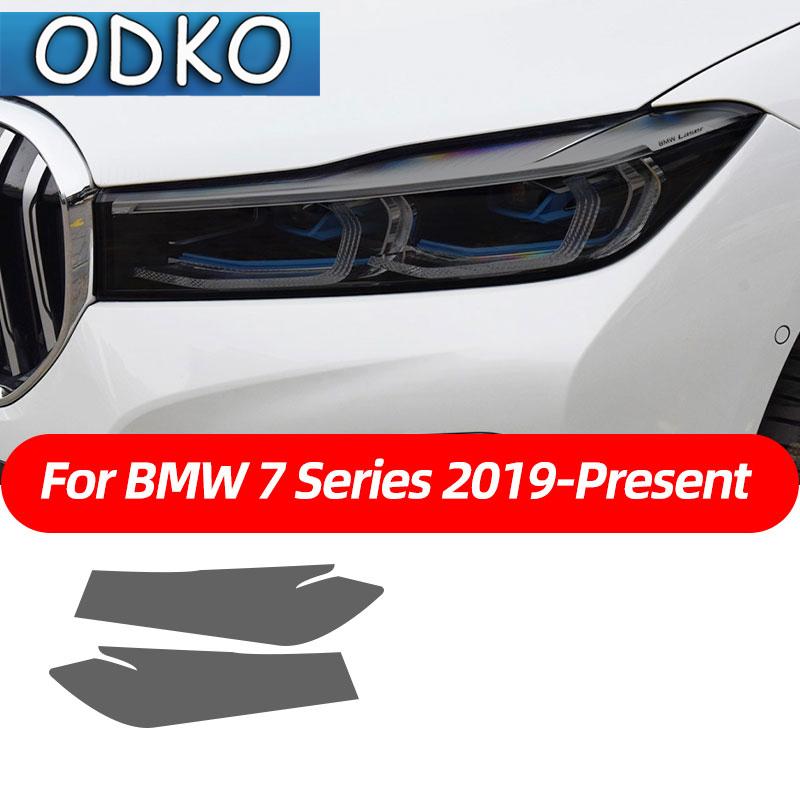 Autocollant TPU Noir Fumée Film Protecteur Phare de Voiture Pour BMW F40 F22 F44 F30 F31 G20 F34 F32 F36 F10 G30 F06 F07 F12 F01 G11