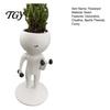 Minimalist Resin Flower Pot Creative Fitness Figure Pot, Succulents with Treadmill Yoga And Modern Plant Dumbbell Design, Funny Sports Themed Planter