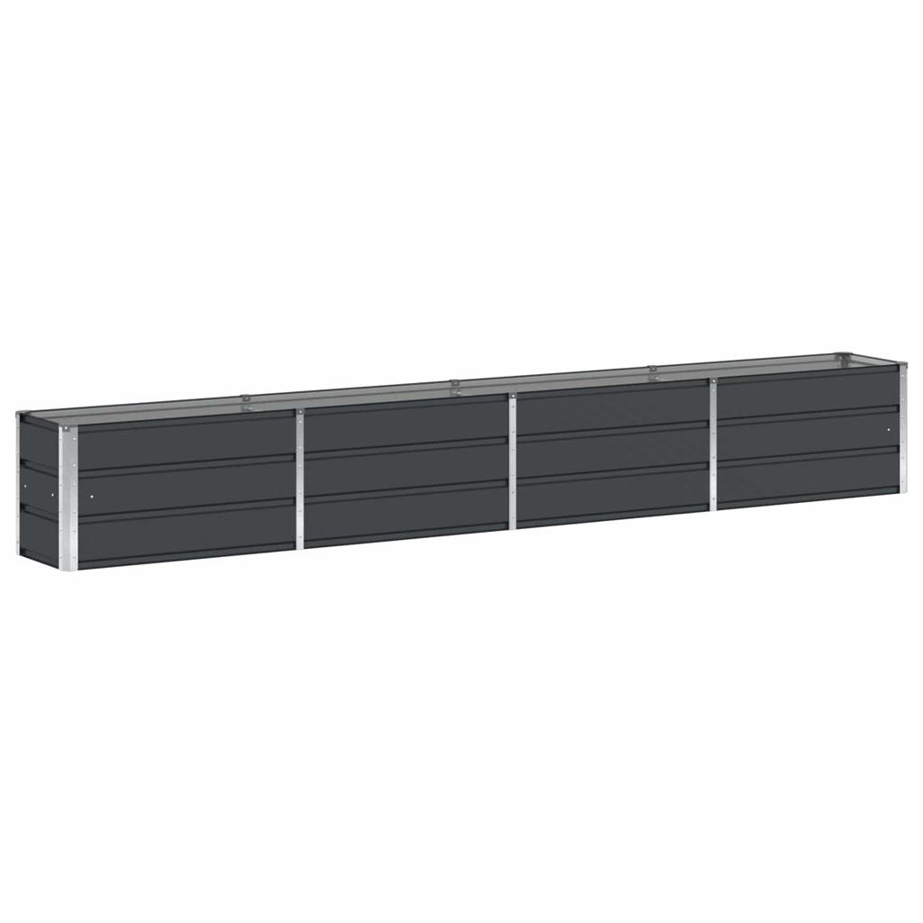 Plant Pot Anthracite 320 X 40 X 45 Cm Steel