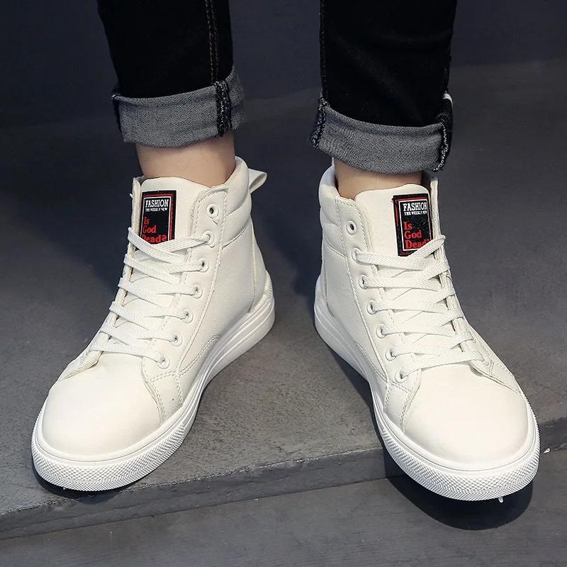 Breathable Soft Sole Men's Casual Sports Shoes Korean Fashion Student Jogging Shoes Youth Board Shoes 2025