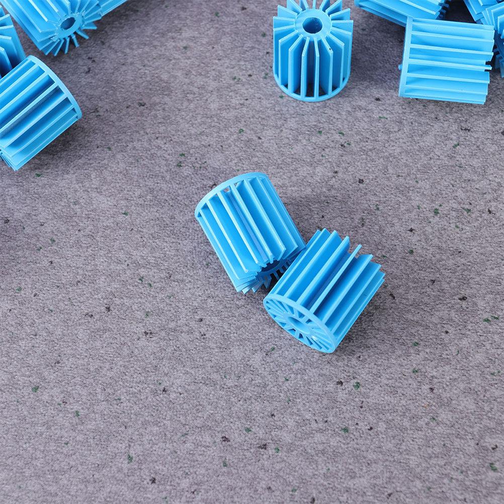 200Pcs Aquarium Bio Balls PVC Filter Media for Fish Tank Biological Filtration Freshwater Saltwater Aqua Plant Tank Residue