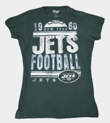 GIII 4 Her Womens NFL New York Jets Football 1960 Green Shirt NWT Large