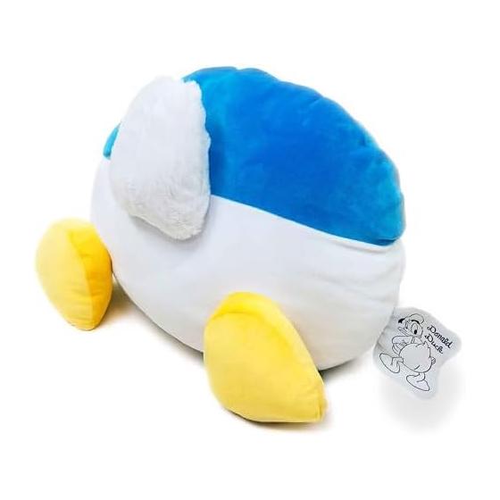 MORIPiLO Hugging Pillow Disney Donald Duck (Die-cut Back Cushion) Skin-friendly Fluffy Goods Stuffed Toy Nap Pillow Blue 45x35x10cm Disney Character
