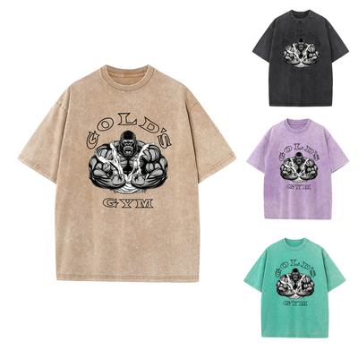 % 100% Pamuk 230gsm Yıkanmış Eski Zanaat Büyük Boy T Gömlek Büyük Boy O-boyun Büyük Boy Erkek Tshirt hoş tişört Kadın Tee Gömlek Tops