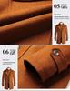 Men's Winter Wool Coat - Double Collar, Mid-Length for Middle-Aged and Elderly