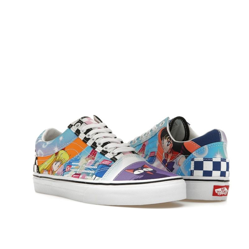 Sailor Moon X Vans Old Skool Pretty Guardian - Patchwork Unisex Sneakers Multi-Color Multi VN0005U7448