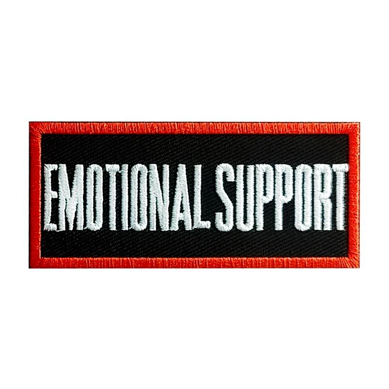 Gyvūno nešiojimo diržo lopas Neglostyti Terapinis šuo Mokymas Paslauga Juoda ir Balta Anglų kalba 9*4cm