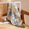 Silk scarf square scarf high-end strap 100% mulberry f student fashion sunscreen shawl dual-purpose