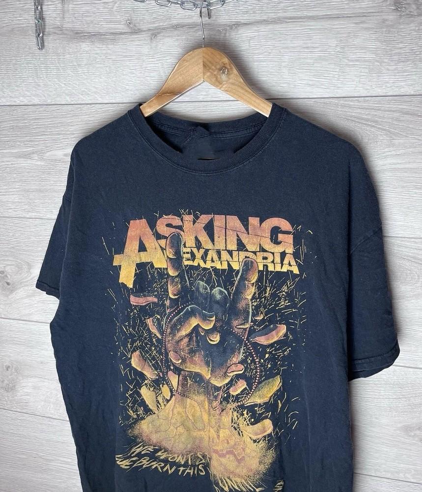 Vintage men’s Merch T-shirt Asking Alexandria Unisex T-Shirt XXL