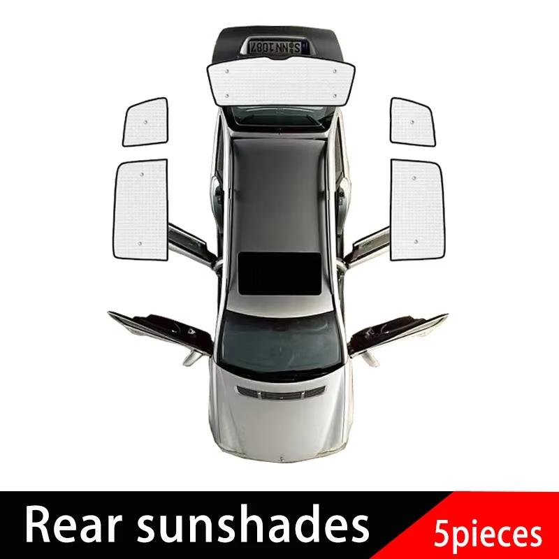 Vollständige Abdeckung Sonnenschutz für Volkswagen VW Touran Zubehör 2003~2015 MK1 1T Fenster Windschutzscheiben UV-Schutz Auto Zubehör