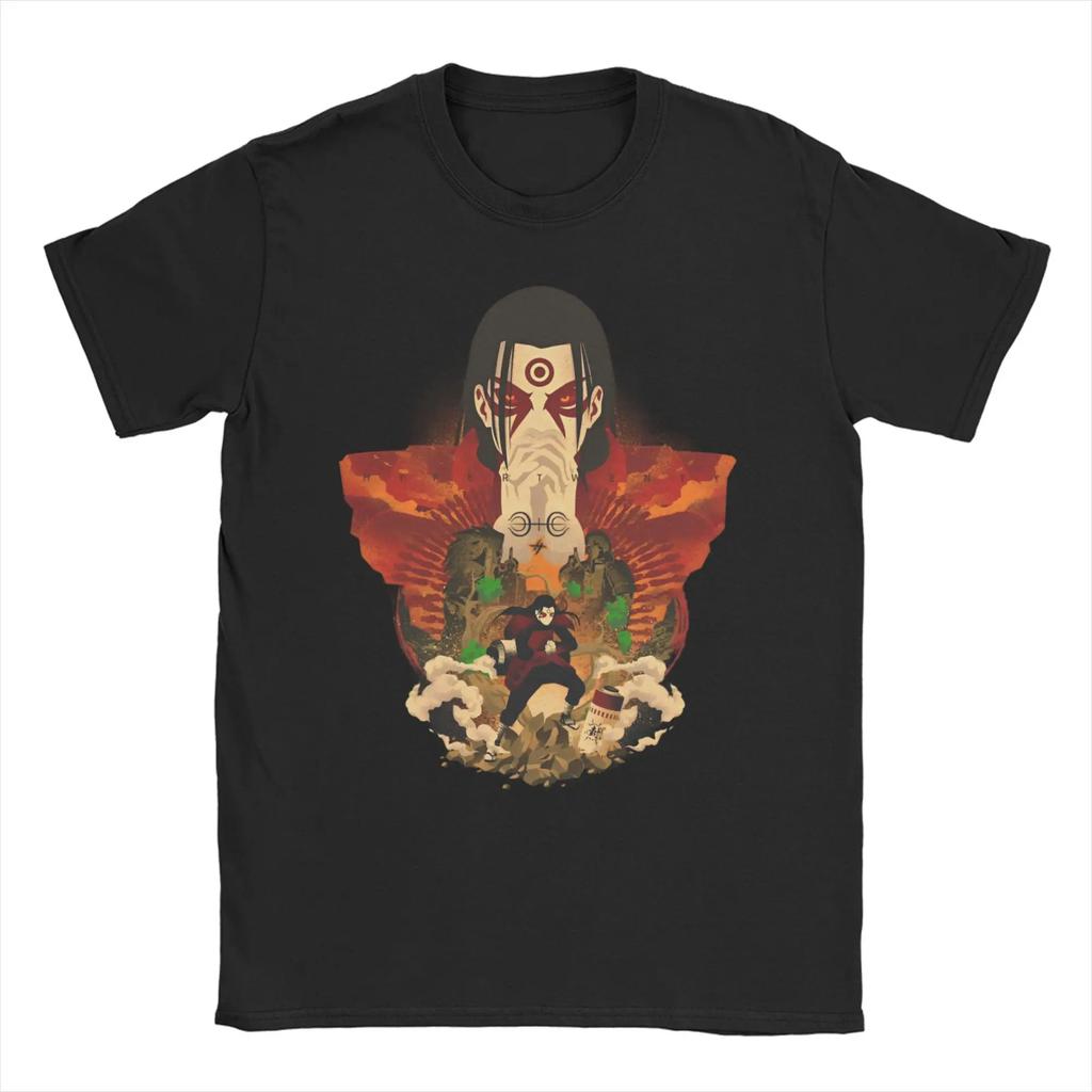Vintage Japanese Anime Graphic Tshirts Unisex Unisexs Round Collar 100 Cotton T Shirts Narutoes Tees Birthday Gift Clothing