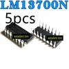 5PCS LM13700N Two Operational Transconductance Amplifier Linearization Diode and Buffer DIP16