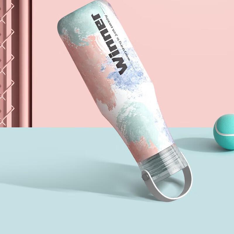 Bobaotrip Joyful Journey 500mL Insulated Sports Bottle