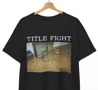 Title Fight Shed T-Shirt Floral Green Hyperview Unisex T-Shirt