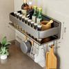 Wall-Mounted Kitchen Storage Rack
