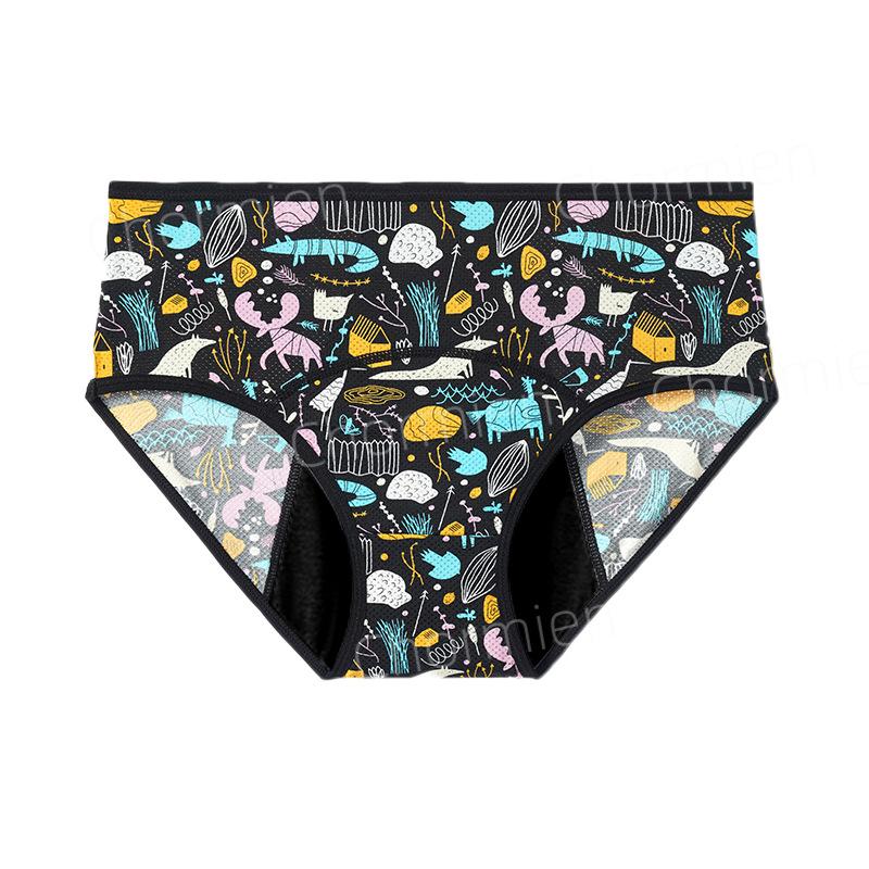 Hot-selling physiological pants in Europe and the United States, leak-proof medium and high waist ventilation holes before and after menstruation