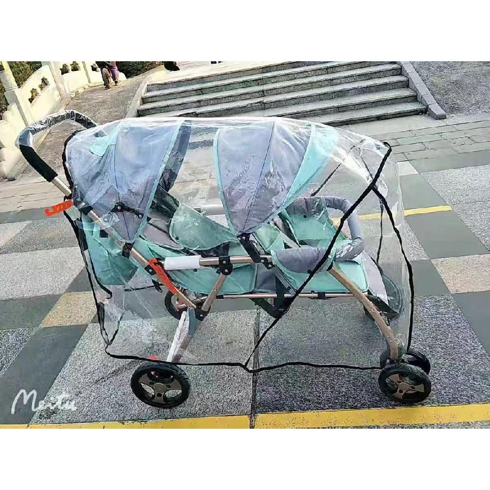 Universal Baby Stroller Rain Cover Children's Stroller Windshield Baby Stroller Umbrella Stroller Rain Cover Stroller Protective Cover Raincoat