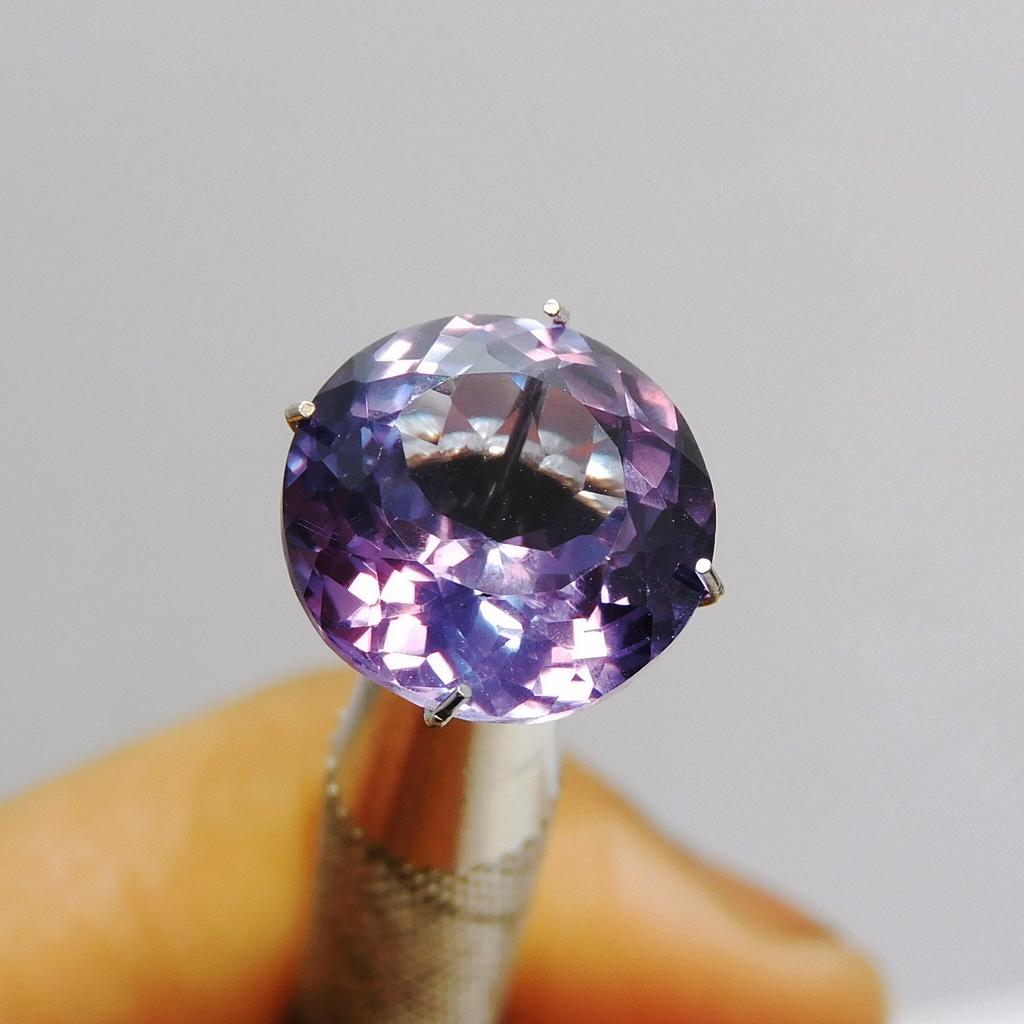 CERTIFIED Color Change 7.20 Ct Natural Alexandrite Round Cut Loose Gemstones