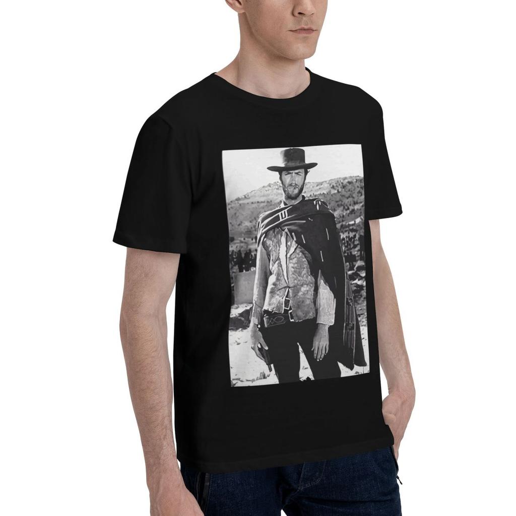 Clint Eastwood Western The Good The Bad And The Ugly 1 100 Cotton Casual Breathable Confortable Manga Funny Mens TShirt Mens