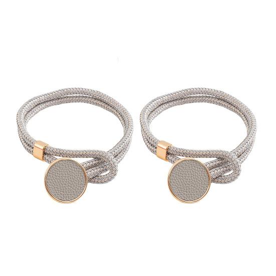 1 Pair Practical Curtain Tieback Exquisite Reusable Wear-resistant No Hooks Required Curtain Buckle Punch Free for Hotel