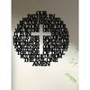 1pc Jesus Cross Metal Wall Art, Iron Religious Home Decor for Living Room, Bedroom, Patio & Church