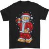 Santa Clause Funny Christmas Xmas Mens T-Shirt 100% Cotton