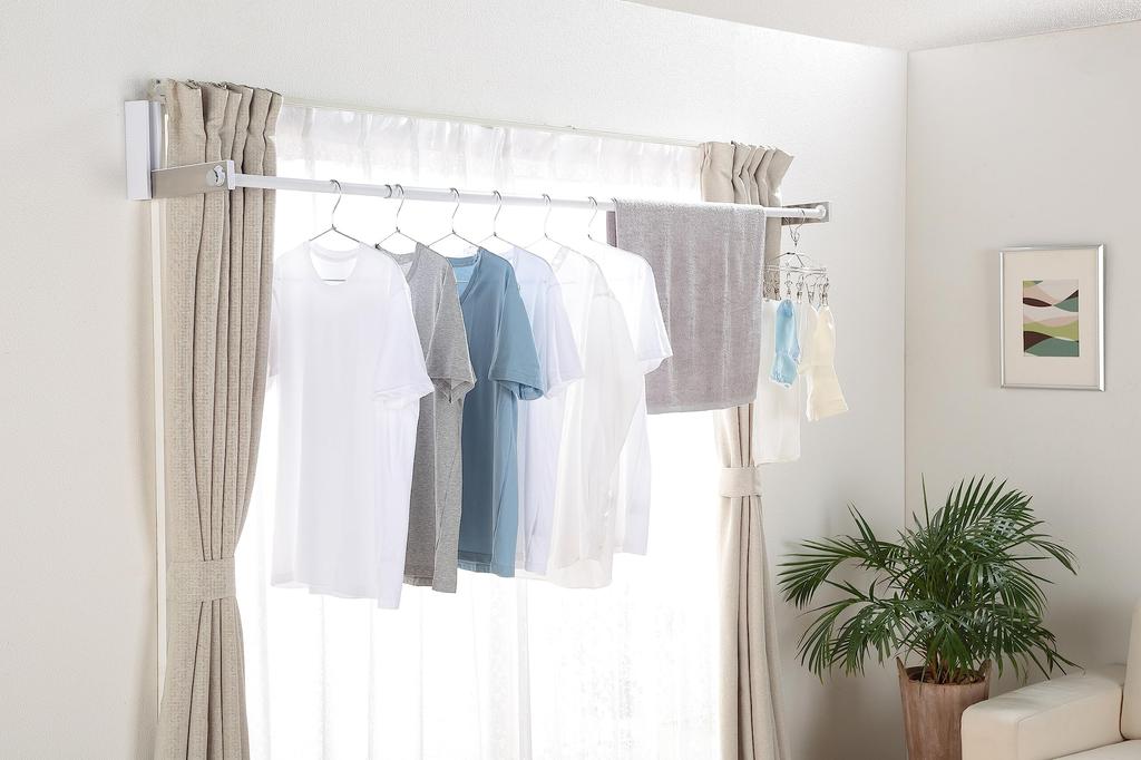 indoor clothes drying bracket by Kawaki made with acrylonitrile butadiene styrene new Foldable, wall-mounted Hardware, (ABS), type, single-size.