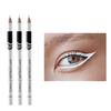 Three-pack Eyeliner, White, Long-lasting Waterproof and Sweat-proof, Easy To Use, White Eyeliner Glue Pen