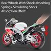1:12 Aprilia Rsv4 Suzuki Gsx R1000r Alloy Motorcycle Model Diecast Car Toy Front Wheel Steering Miniature Cars Collect Ornaments