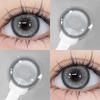 EYESHARE 1pair Lemon Gray Contact Lenses 14.0mm Korean Natural Brown Softlens Eye Contacts Cosmetics Pupils