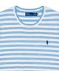 POLO RALPH LAUREN [W] Striped Short Sleeve Sweater - Blue
