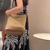 Seaside Casual Woven Bucket Bag Women'S Summer Super Fire Large Capacity Straw Woven Tote Armpit Bag