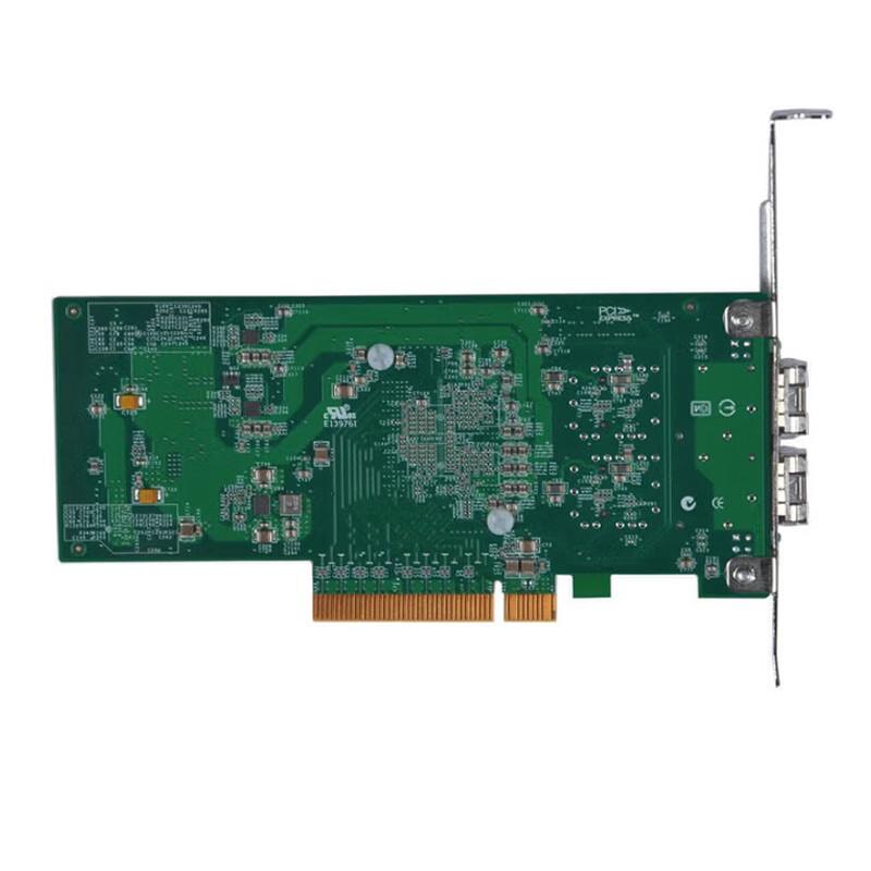 FEMRICE Intel XXV710AM2 25G Dual-Port Fiber Optic Network Card with Multimode Modules (CN version)