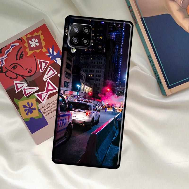 Police Car Case For Samsung Galaxy A52 A32 A12 A33 A06 A16 A26 A36 A56 A15 A53 A13 A34 A54 A14 A35 A55