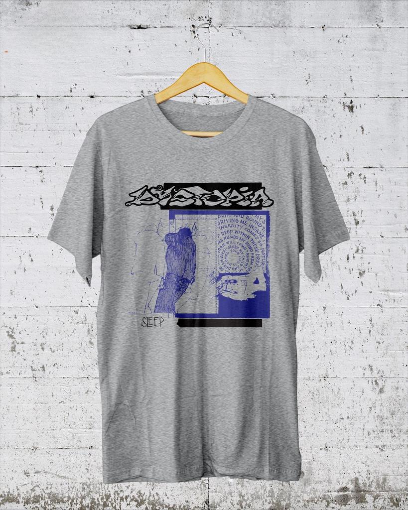 Rock Punk Y2k Printed Short Sleeve High Street T-Shirt Fashion Sports Top Casual Loose Crew Neck Short Sleeve Unisex