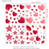 Valentine Star Heart PVC Matte Stickers For Living Room Bedroom Wall Decoration Waterproof And Backing