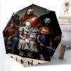 Scary Twenties Birthday Theme Automatic Umbrella, Lightweight & Portable, 8 Rib, Perfect for Outdoor Travel, Birthdays, Christmas, Gifts.