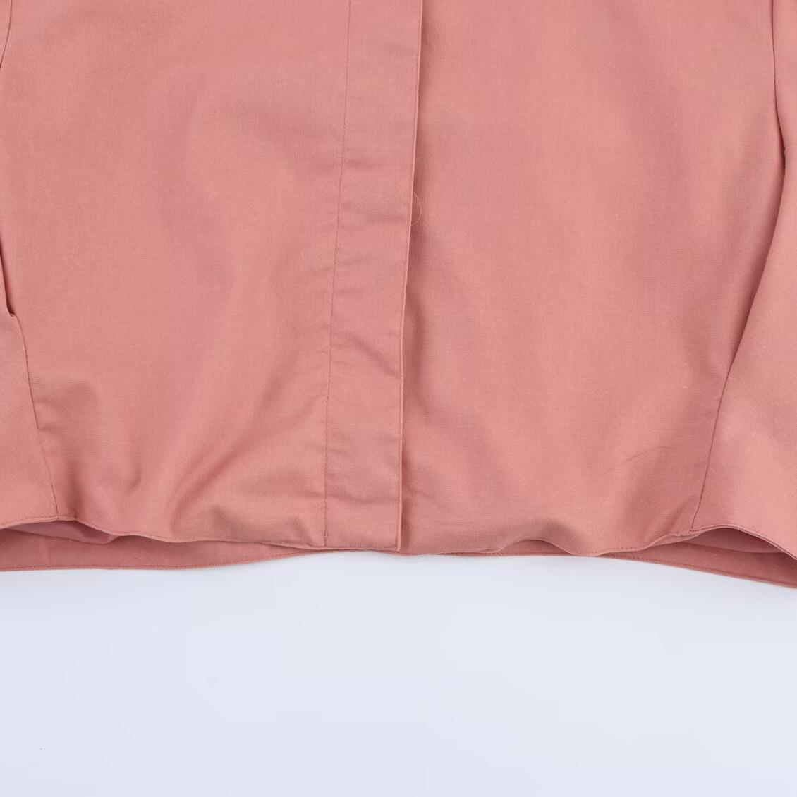 

2025 лето новая куртка-бомбер с круглым вырезом, повседневная куртка XS персиковый