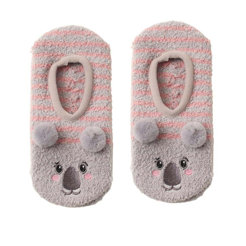 Koala Antiskid Floor Socks Cartoon Floor Sleep Socks Kawaii Christmas Home Socks Gifts
