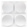 White Wall Sticker 3D PVC Wall Paper Removable Wall Panel  Bathroom Kitchen