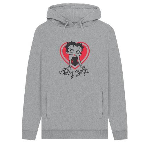 Betty Boop Unisex Adult Heart Hoodie